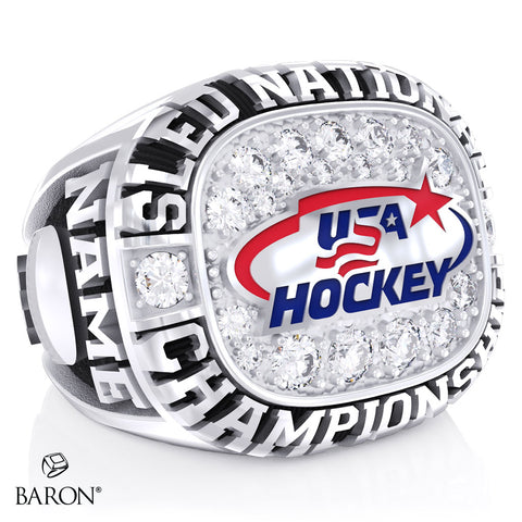 USA Hockey Sled National Championship 2026 Commemorative Ring - Design 1.1