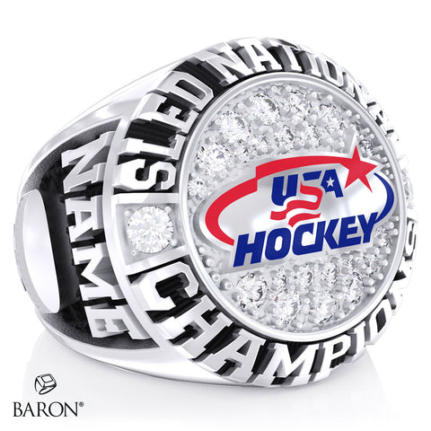 USA Hockey Sled National Championship 2026 Championship Ring - Design 2.1