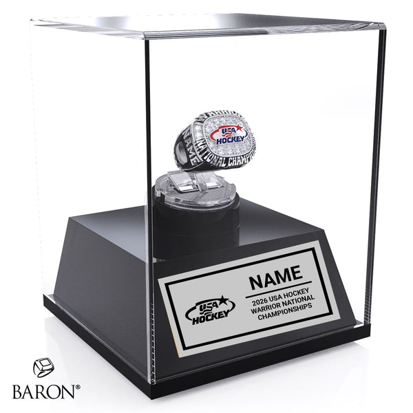 USA Hockey Warrior National Championship 2026 Display Case