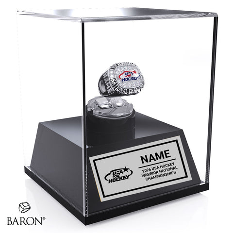 USA Hockey Warrior National Championship 2026 Display Case