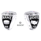 USA Hockey Warrior National Championship 2026 Championship Ring - Design 2.1