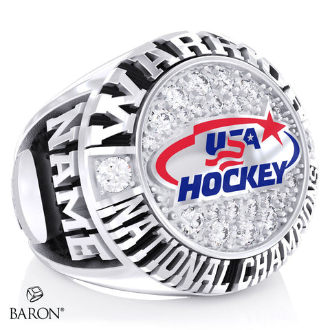 USA Hockey Warrior National Championship 2026 Championship Ring - Design 2.1