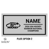 USA Hockey Warrior National Championship 2026 Black LED Ring Box