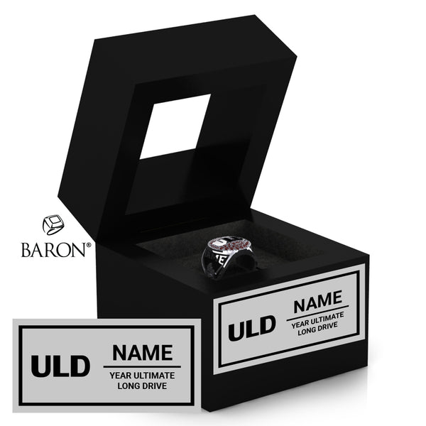Ultimate Long Drive Championship Black Window Ring Box