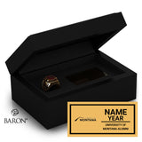 University of Montana Alumni Black Standard Window Ring Box