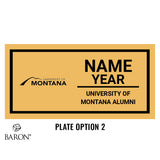 University of Montana Alumni Black LED Ring Box