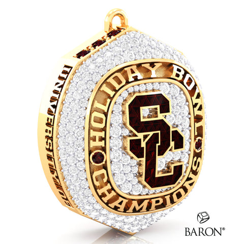 University of Southern California Football 2023 Championship Ring Top Pendant - Design Championship Ring - Design 2.2