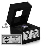 University of St. Thomas Lacrosse 2025 Championship Black Window Ring Box