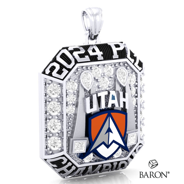 Utah Archers Fan 2024 Championship Ring Top Pendant - Design 1.5