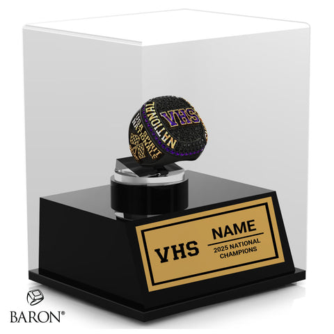 Valencia High School Cheer 2025 Championship Display Case