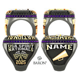 Valencia High School Cheer 2025 Championship Ring - Design 1.1