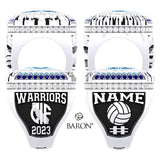 Valley Christian Girls Volleyball 2023 Championship Ring - Design 2.3