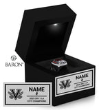Verdugo Hills Girls Basketball 2025 Championship Black LED Ring Box