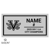 Verdugo Hills Girls Basketball 2025 Championship Black LED Ring Box