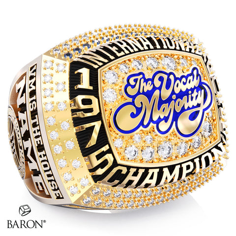 Vocal Majority Band 2025 Championship Ring - Design 1.2