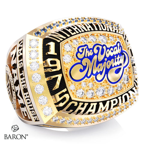 Vocal Majority Band 2025 Championship Ring - Design 1.3