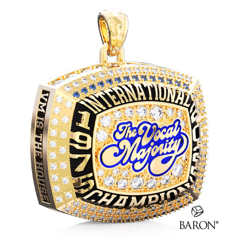 Vocal Majority Band 2025 Championship Ring Top Pendant - Design 1.6