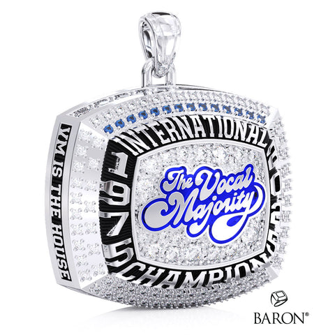 Vocal Majority Band 2025 Championship Ring Top Pendant - Design 1.7