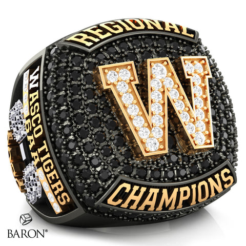 Wasco Union High School Football 2023 Championship Ring - Design 4.6