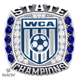 Washington Christian Academy Soccer 2023 Championship Ring - Design 3.2