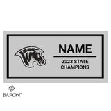 Wayne Memorial High School Bowling 2023 Championship Display Case