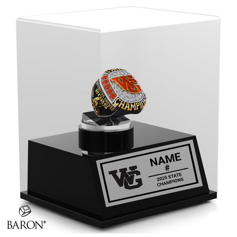Webster Groves High School Boys Basketball 2025 Championship Display Case