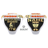Webster Groves High School Boys Basketball 2025 Championship Ring - Design 2.3