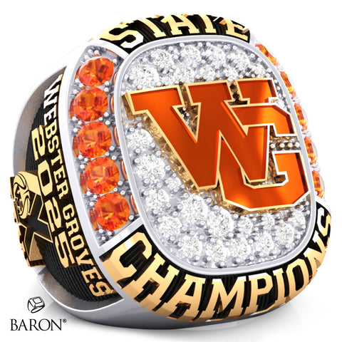 Webster Groves High School Boys Basketball 2025 Championship Ring - Design 2.3