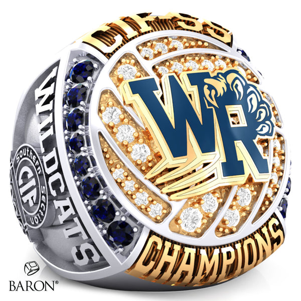 West Ranch High School-Boys Volleyball 2024 Championship Ring - Design 2.1