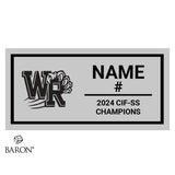 West Ranch High School-Boys Volleyball 2024 Championship Black LED Ring Box