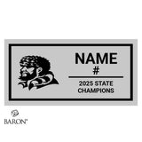 Western Christian High School Boys Basketball 2025 Championship Black Window Ring Box