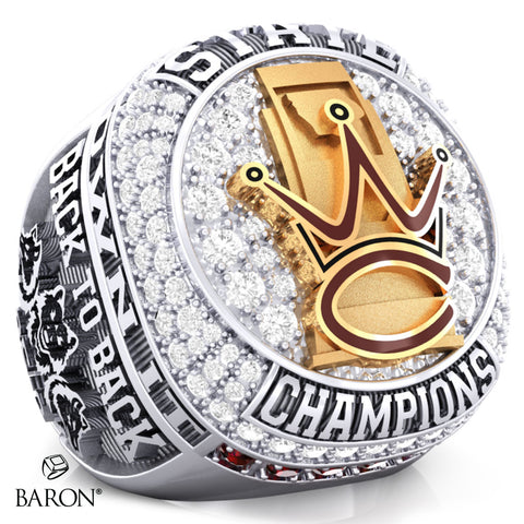 Western Christian High School Boys Basketball 2025 State Championship Ring - Design 3.3