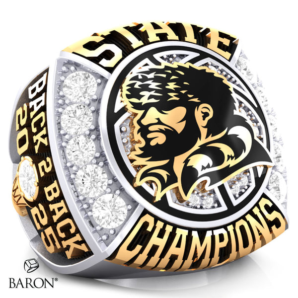 Western Christian High School Boys Basketball 2025 Championship Ring - Design 4.2