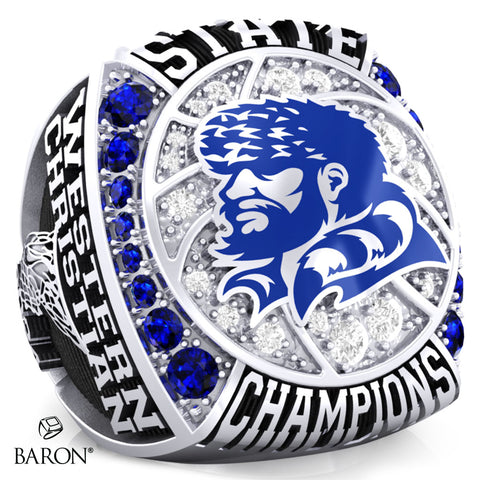 Western Christian High School Boys Basketball 2024 Championship Ring - Design 5.3