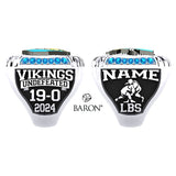 Whitman High School Wrestling 2024 Championship Ring - Design 1.1