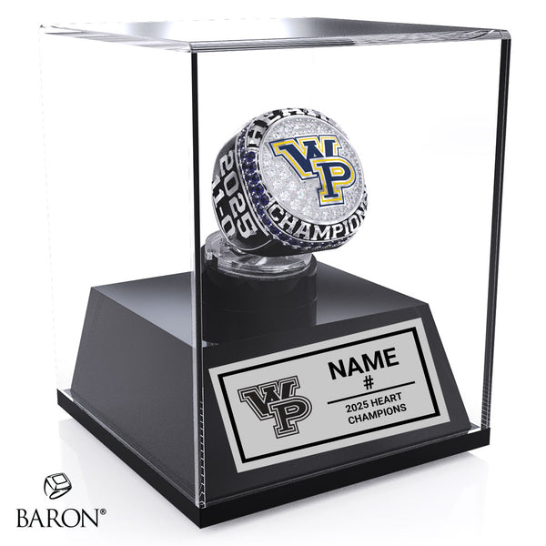William Penn University Men's Lacrosse 2025 Championship Display Case