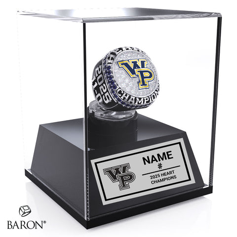 William Penn University Men's Lacrosse 2025 Championship Display Case