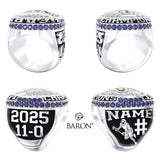 William Penn University Men's Lacrosse 2025 Championship Ring - Design 2.4