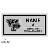 William Penn University Mens Lacrosse 2024 Championship Black Standard Window Ring Box