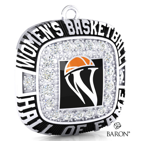 Women's Basketball Hall of Fame - Friends and Family Ring Top Pendant - Design 1.2
