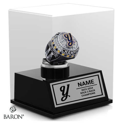 Yonkers Railsplitters Baseball 2025 Championship Display Case