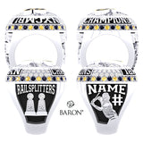 Yonkers Railsplitters Baseball 2025 Championship Ring - Design 1.7
