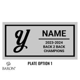 Yonkers Railsplitters Baseball 2025 Championship Display Case