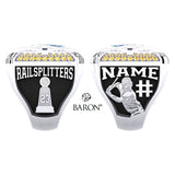 Yonkers Railsplitters Baseball 2025 Championship Ring - Design 4.4