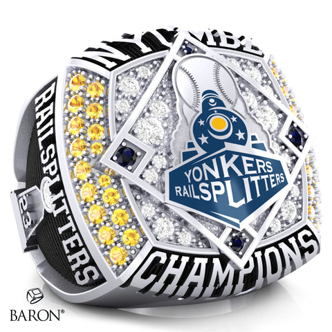 Yonkers Railsplitters Baseball 2025 Championship Ring - Design 4.4