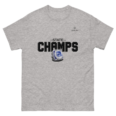 Western Christian High School Boys Basketball 2024 Championship T-Shirt