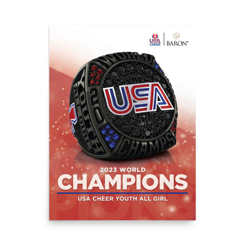 USA Cheer Youth All Girl 2023 Championship Poster