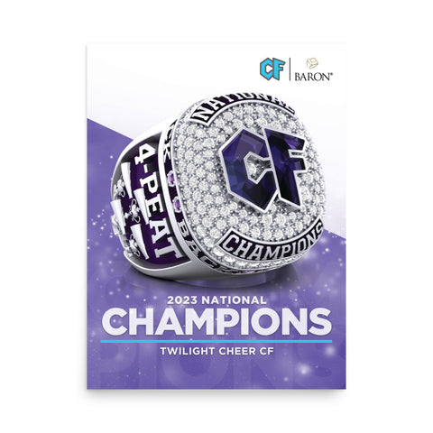 Twilight Cheer CF 2023 Championship Poster