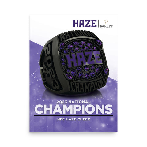 NFE HAZE Cheer 2023 Championship Poster