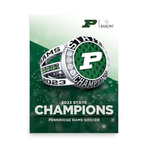 Pennridge Rams Soccer 2023 Championship Poster D1.1